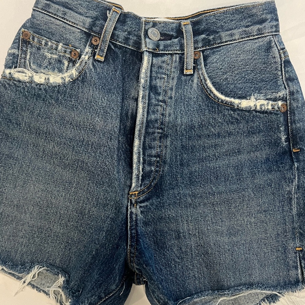 Denim shorts